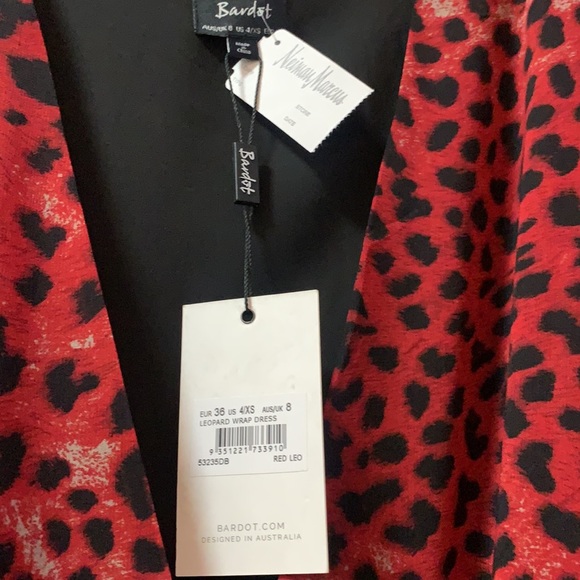 NWT Bardot Leopard Wrap dress - Picture 8 of 8